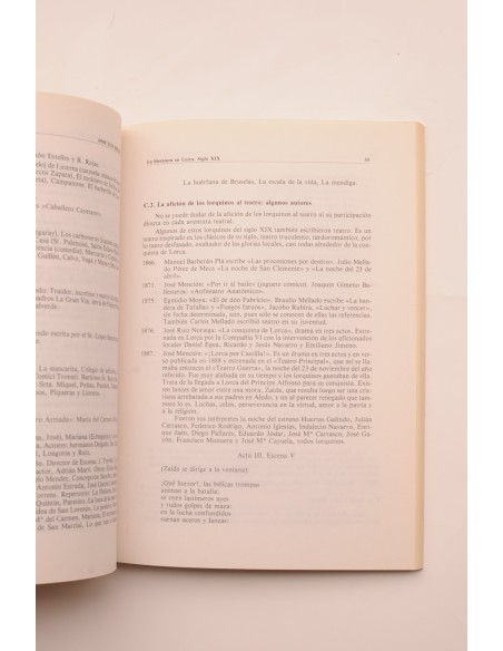 La literatura en Lorca. Siglo XIX