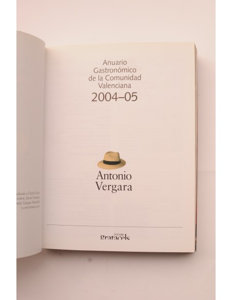 Anuario gastronómico de la Comunidad Valenciana, 2004 - 2005