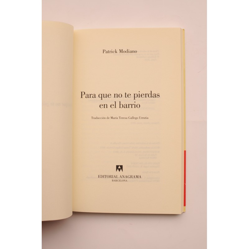 Para que no te pierdas en el barrio