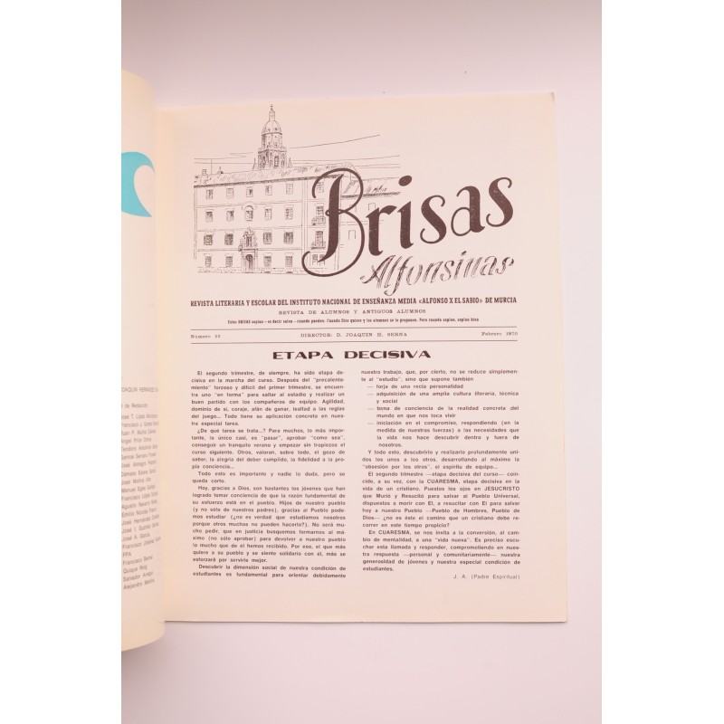 Brisas Alfonsinas, nº 52, Febrero 1970