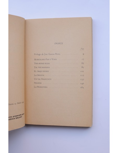 Marcelino Pan y Vino , y otras narraciones