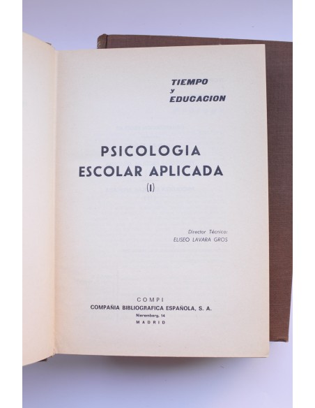 Psicología escolar aplicada