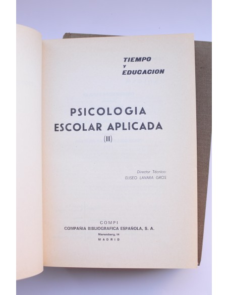 Psicología escolar aplicada