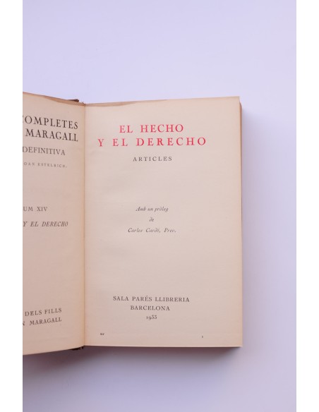 El hecho y el derecho : articles