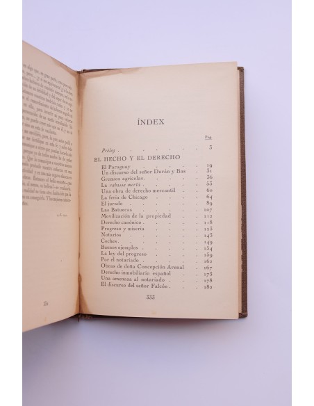 El hecho y el derecho : articles