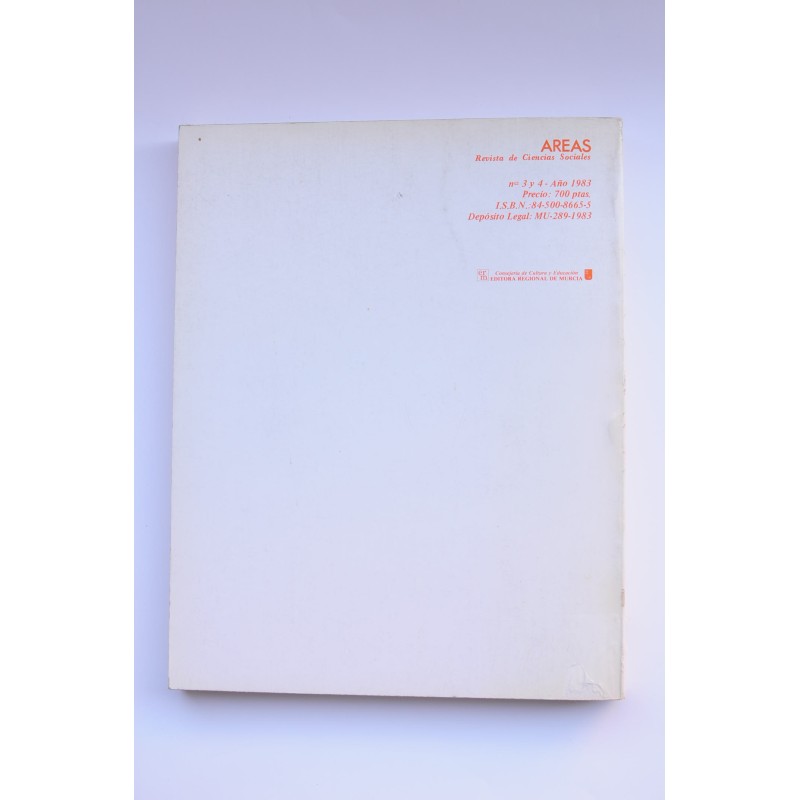 Areas : revista de ciencias sociales. Nº 3 / 4...