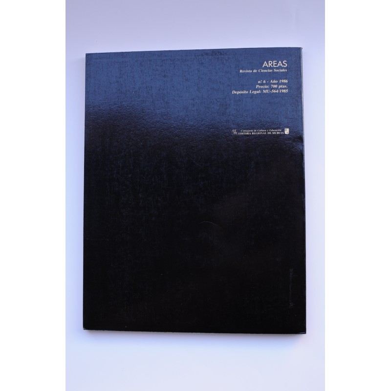 Areas : revista de ciencias sociales. Nº 6 (1986)