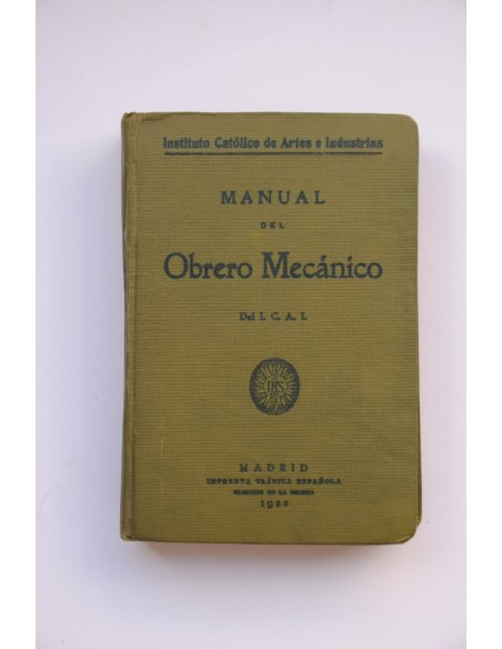 Manual del obrero mecánico