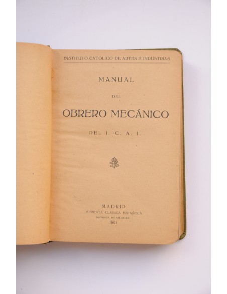 Manual del obrero mecánico
