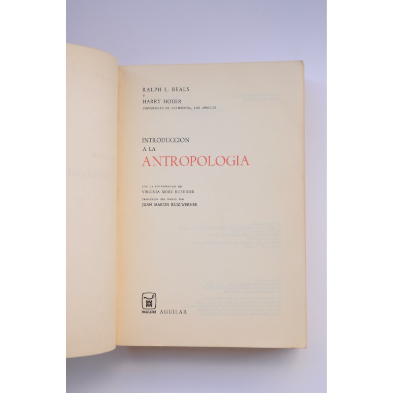 Introducción a la antropología