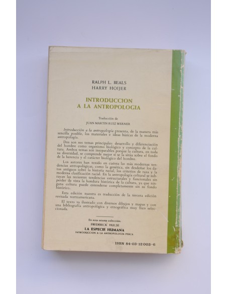 Introducción a la antropología