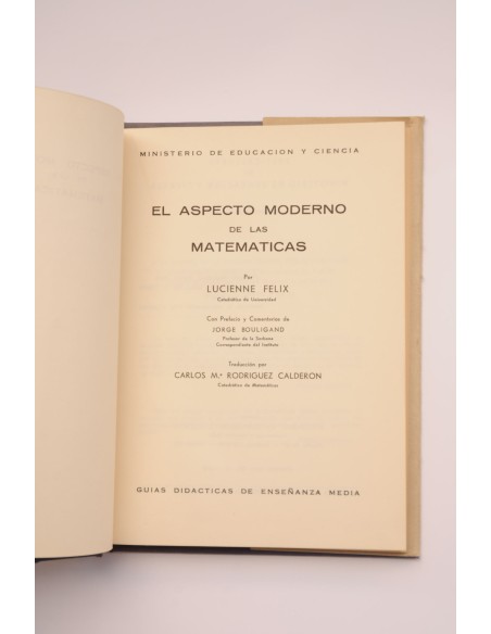 Aspecto moderno de las matemáticas
