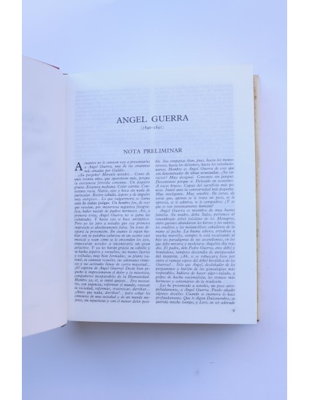 Benito Pérez Galdós. Novelas y Miscelanea