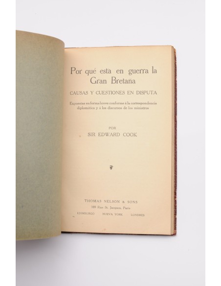La guerra, sus causas y su significación y otros