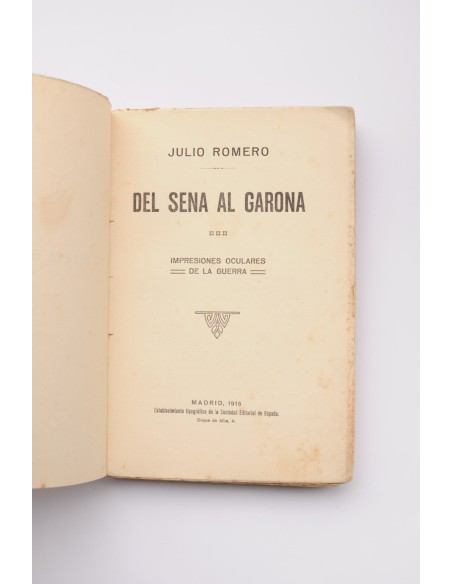 Del Sena al Garona : impresiones oculares de la guerra