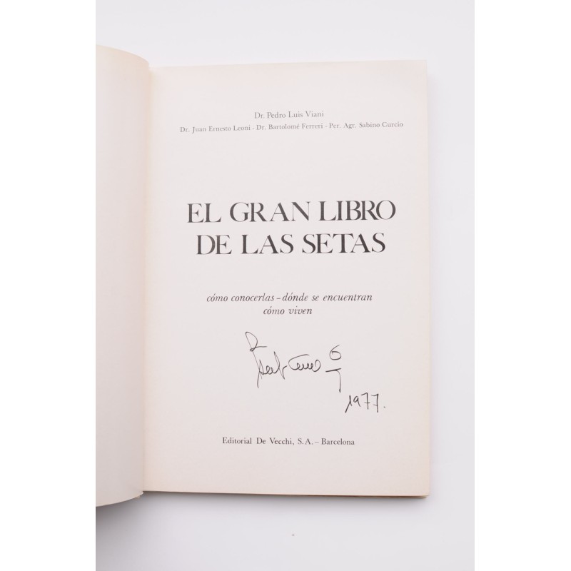 El gran libro de las setas
