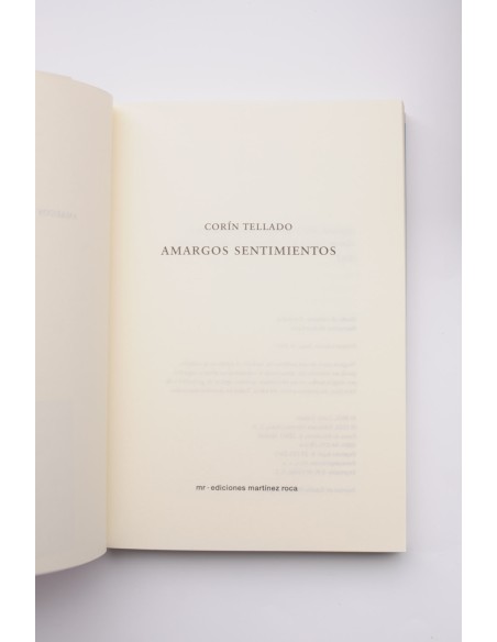 Amargos sentimientos