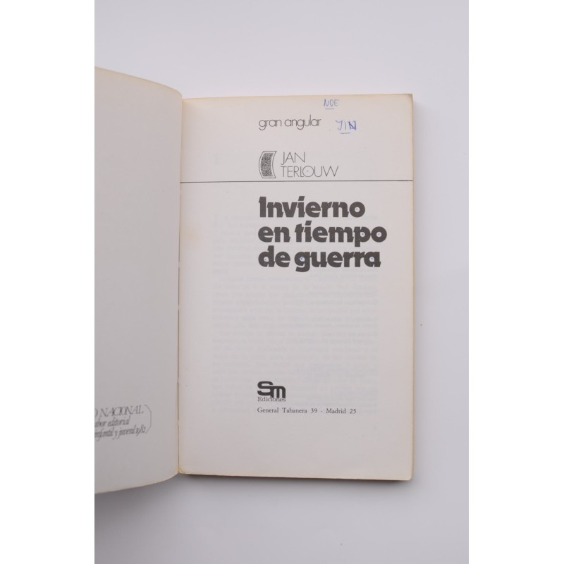 Invierno en tiempo de guerra