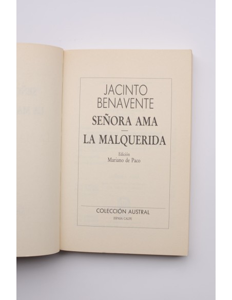 Señora ama, La Malquerida