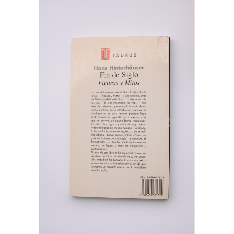 Fin de siglo. Figuras y mitos