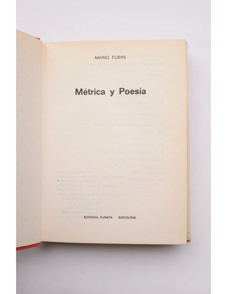 Métrica y poesía