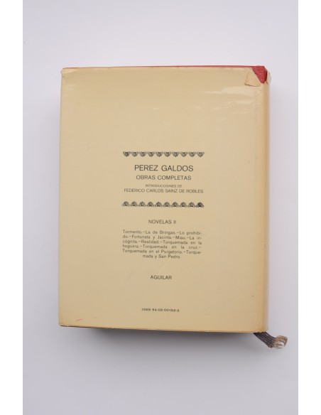 Benito Pérez Galdós. Novelas, Tomo II