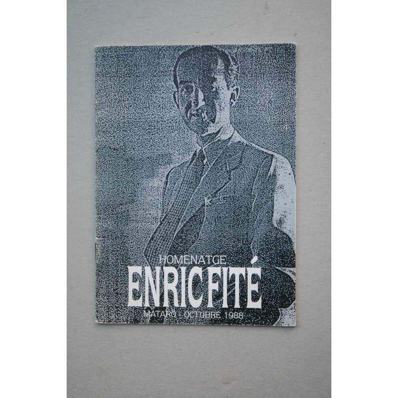 HOMENATGE Enric Fité 