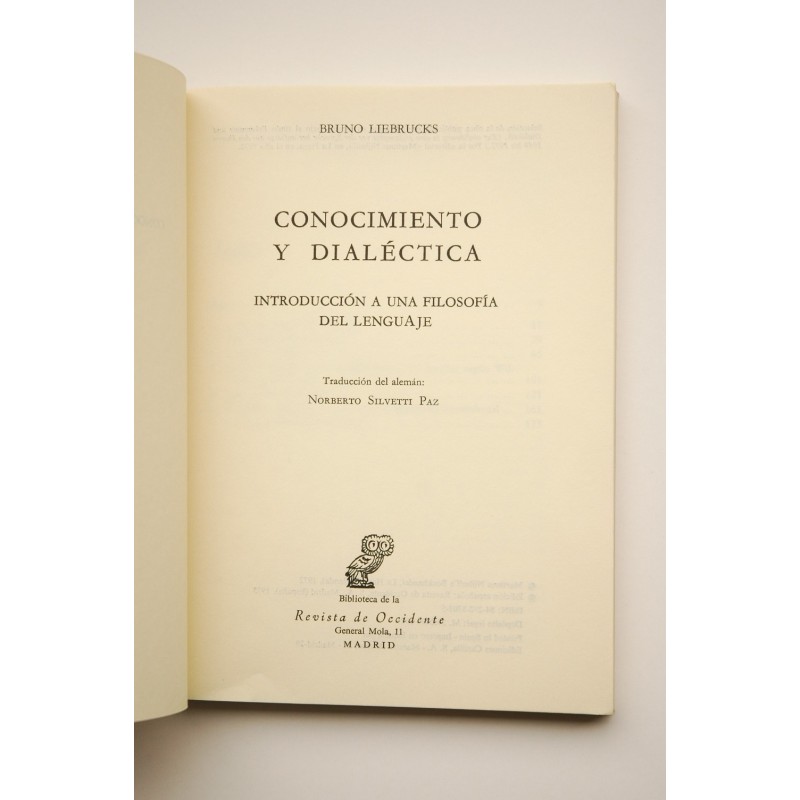 Conocimiento y dialéctica