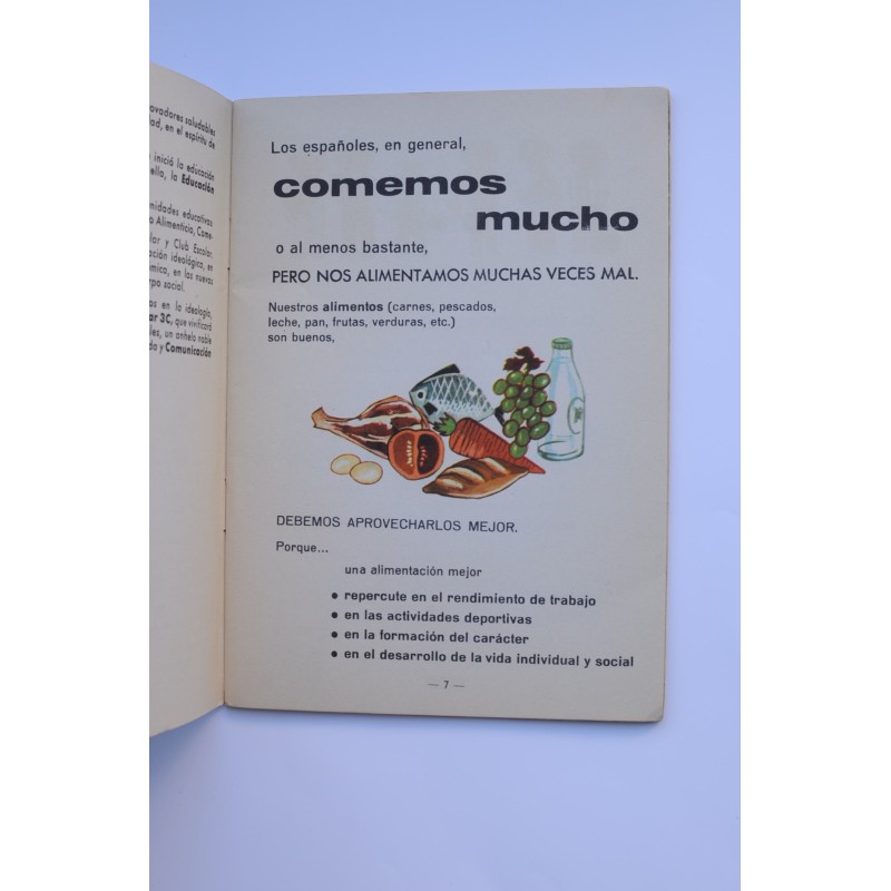 Club Escolar 3-C. Educación en alimentación y...
