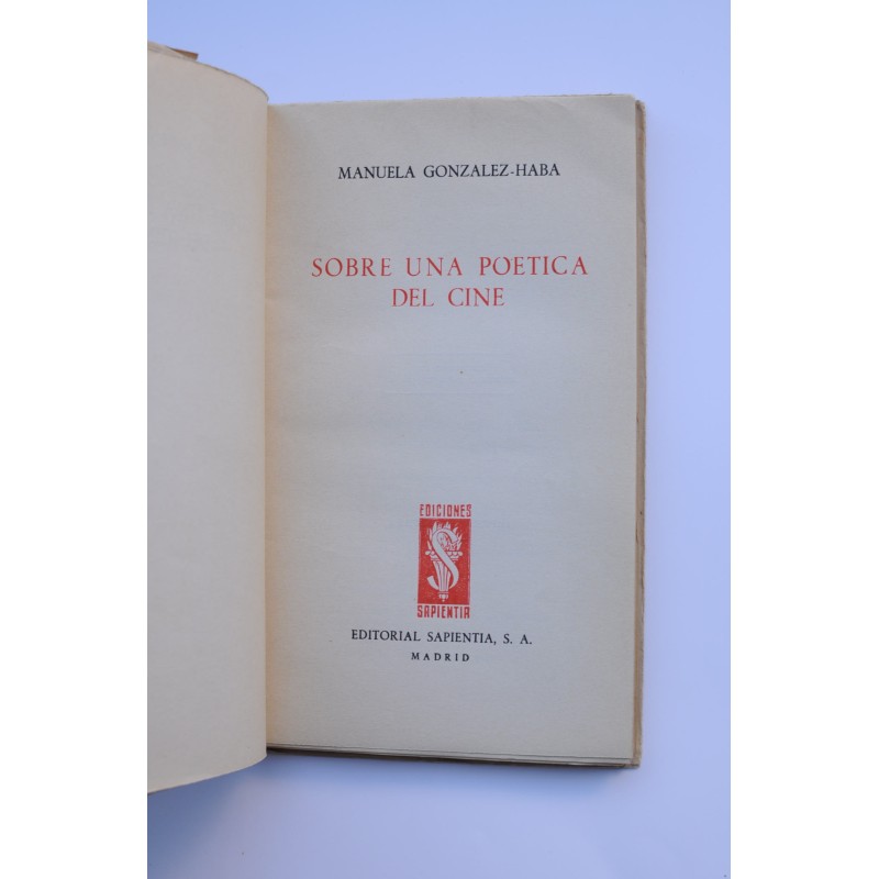 Sobre una poética del cine
