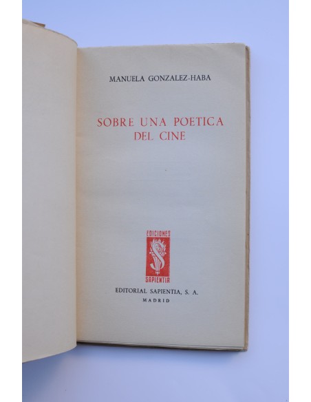 Sobre una poética del cine