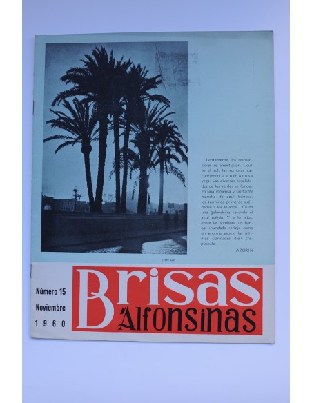 Brisas Alfonsinas, nº 15, noviembre 1960