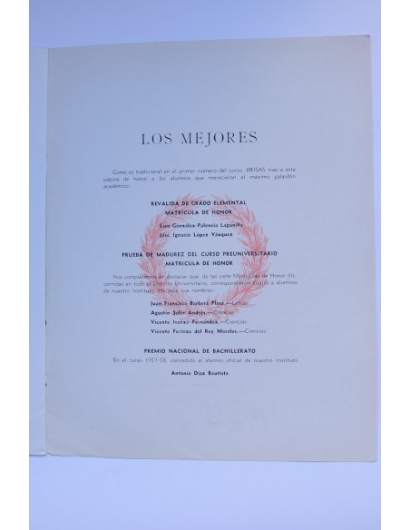 Brisas Alfonsinas, nº 15, noviembre 1960