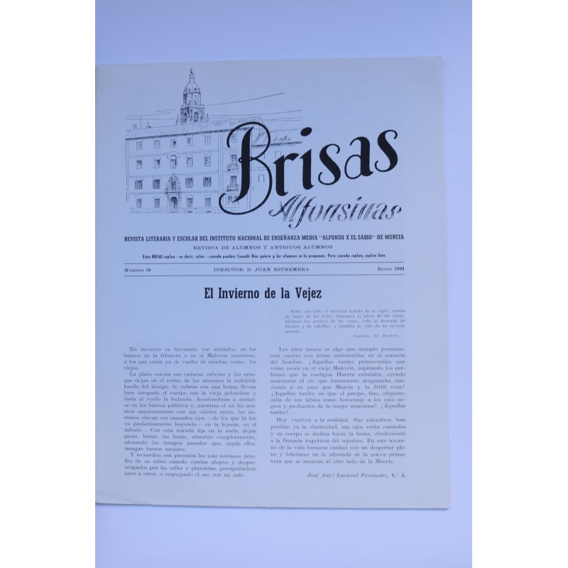Brisas Alfonsinas, nº 16, enero 1961