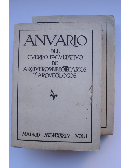 Anuario del cuerpo facultativo de archiveros, bibliotecarios y arqueólogos