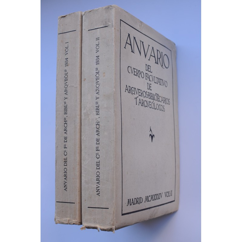Anuario del cuerpo facultativo de archiveros,...