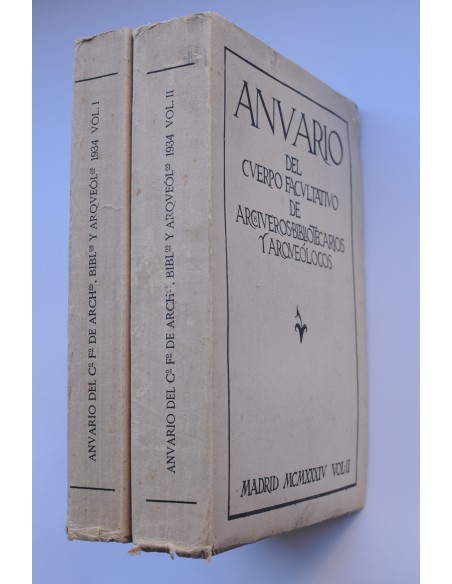 Anuario del cuerpo facultativo de archiveros, bibliotecarios y arqueólogos