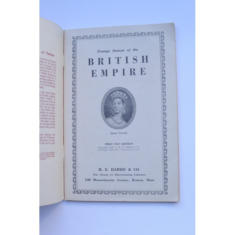 Postage stamps of the British Empire. 1947