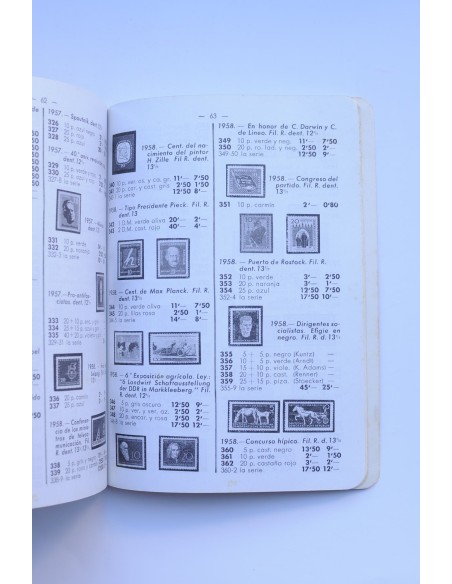 Catálogo ilustrado. Alemania, 1964