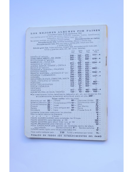 Catálogo ilustrado. Alemania, 1964