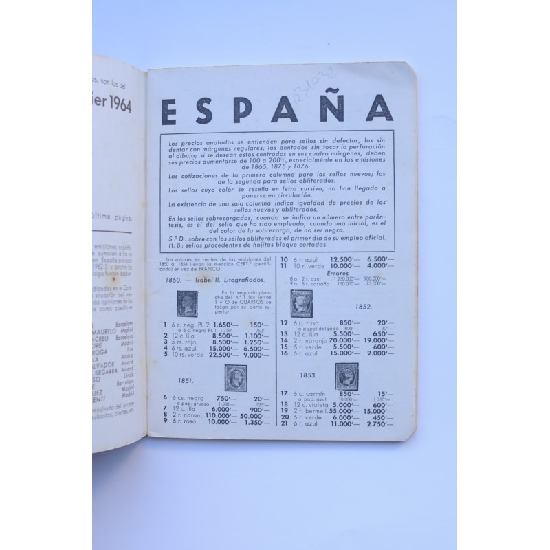 Catálogo ilustrado. España : catálogo de sellos...