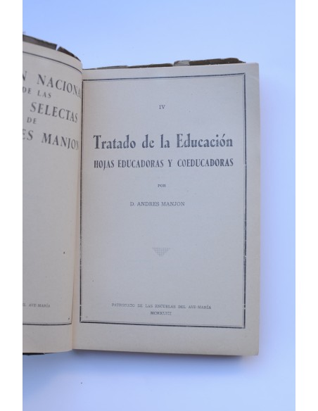 Tratado de la educación. Hojas educadoras y coeducadoras