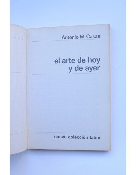 El arte de hoy y de ayer