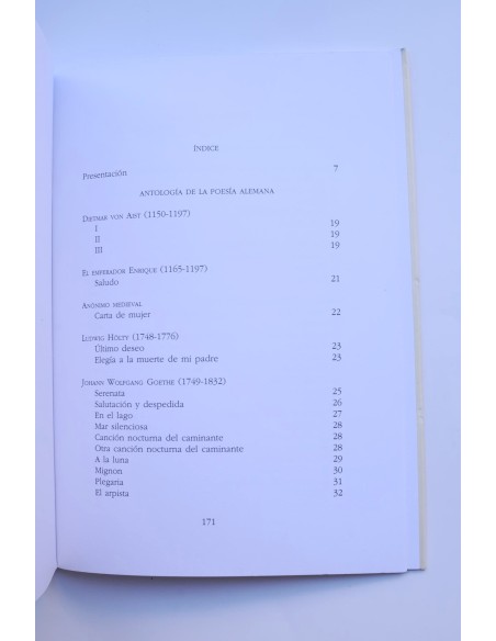 Antología de la poesía alemana