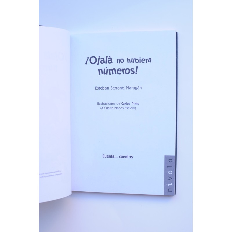 ¡ Ojalá no hubiera números !