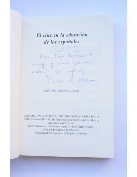 El cine en la educación de los españoles