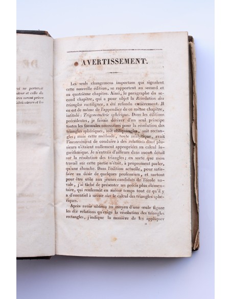 Application de l'algèbre a la géométrie