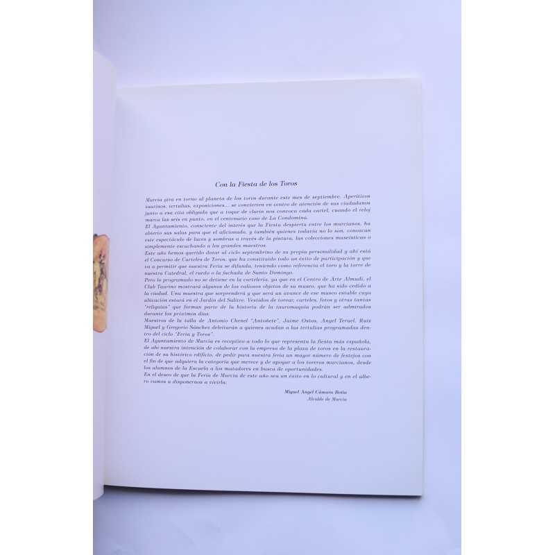 Museo Taurino de Murcia. Fondos para una colección