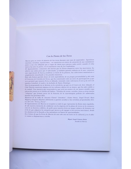 Museo Taurino de Murcia. Fondos para una colección