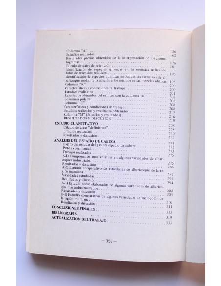 Estudio del aroma del albaricoque